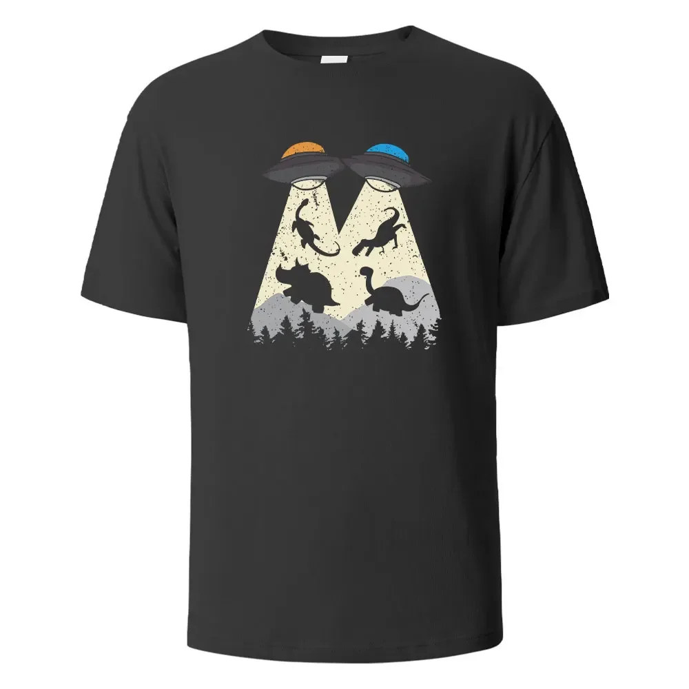 Dinosaur Print T-Shirt Summer Tees For Men Women 100% Cotton O-neck Oversize Casual Short sleeved Tops
Dinosaur Print T-Shirt Summer Tees For Men Women 100% Cotton O-neck Oversize Casual Short sleeved Tops