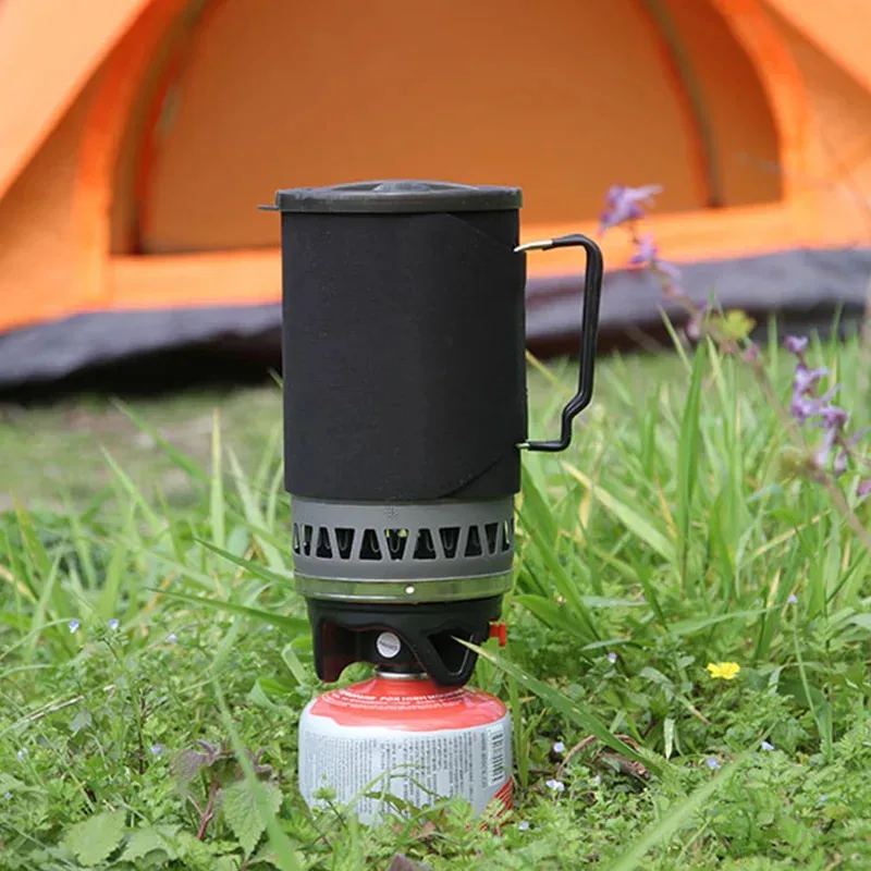 Camping Backpacking Stove Portable Camp Stove With Water Boiler Pot Outdoor Windproof Canister Stove For Cookware Equipment
Camping Backpacking Stove Portable Camp Stove With Water Boiler Pot Outdoor Windproof Canister Stove For Cookware Equipment