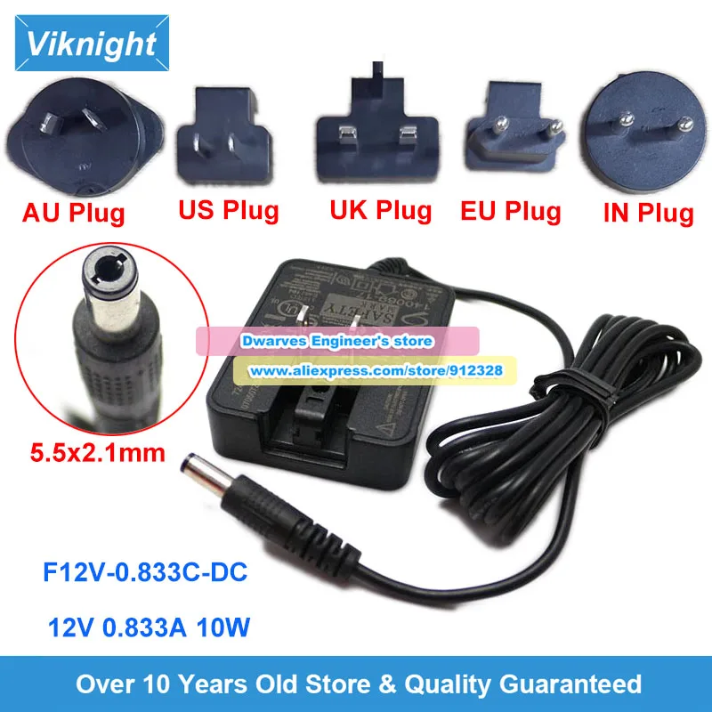 Адаптер переменного тока 12В 0.833А 10Вт F12V-0.833C-DC для SoundLink Min I 1 PSA10F-120 PSA10F-120C 5.5x2.1мм
Адаптер переменного тока 12В 0.833А 10Вт F12V-0.833C-DC для SoundLink Min I 1 PSA10F-120 PSA10F-120C 5.5x2.1мм