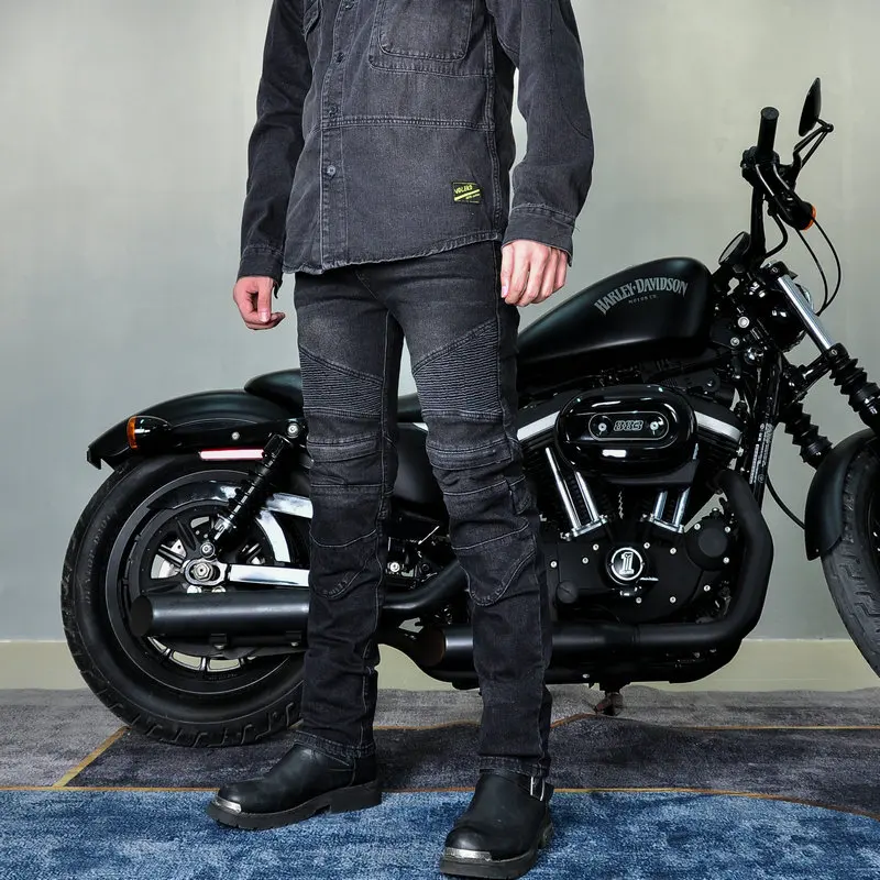 Fashion 2026 Unisex Vintage Motorcycle Jeans with Protective Gear, Stretchy Anti-Fall Casual Biker Riding Pants
Fashion 2026 Unisex Vintage Motorcycle Jeans with Protective Gear, Stretchy Anti-Fall Casual Biker Riding Pants