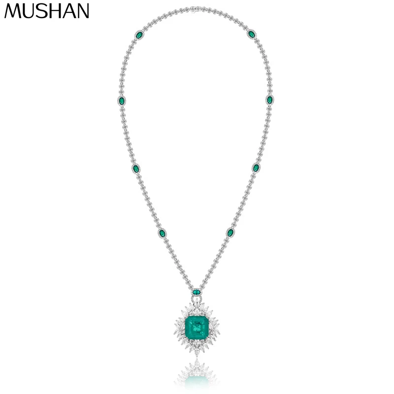 MS MuShan Brand Jewelry 925 Sterling Silver Necklace Zircon 5A Grade Halo Casual Ladies Real Gold Plated Premium Pendant
MS MuShan Brand Jewelry 925 Sterling Silver Necklace Zircon 5A Grade Halo Casual Ladies Real Gold Plated Premium Pendant