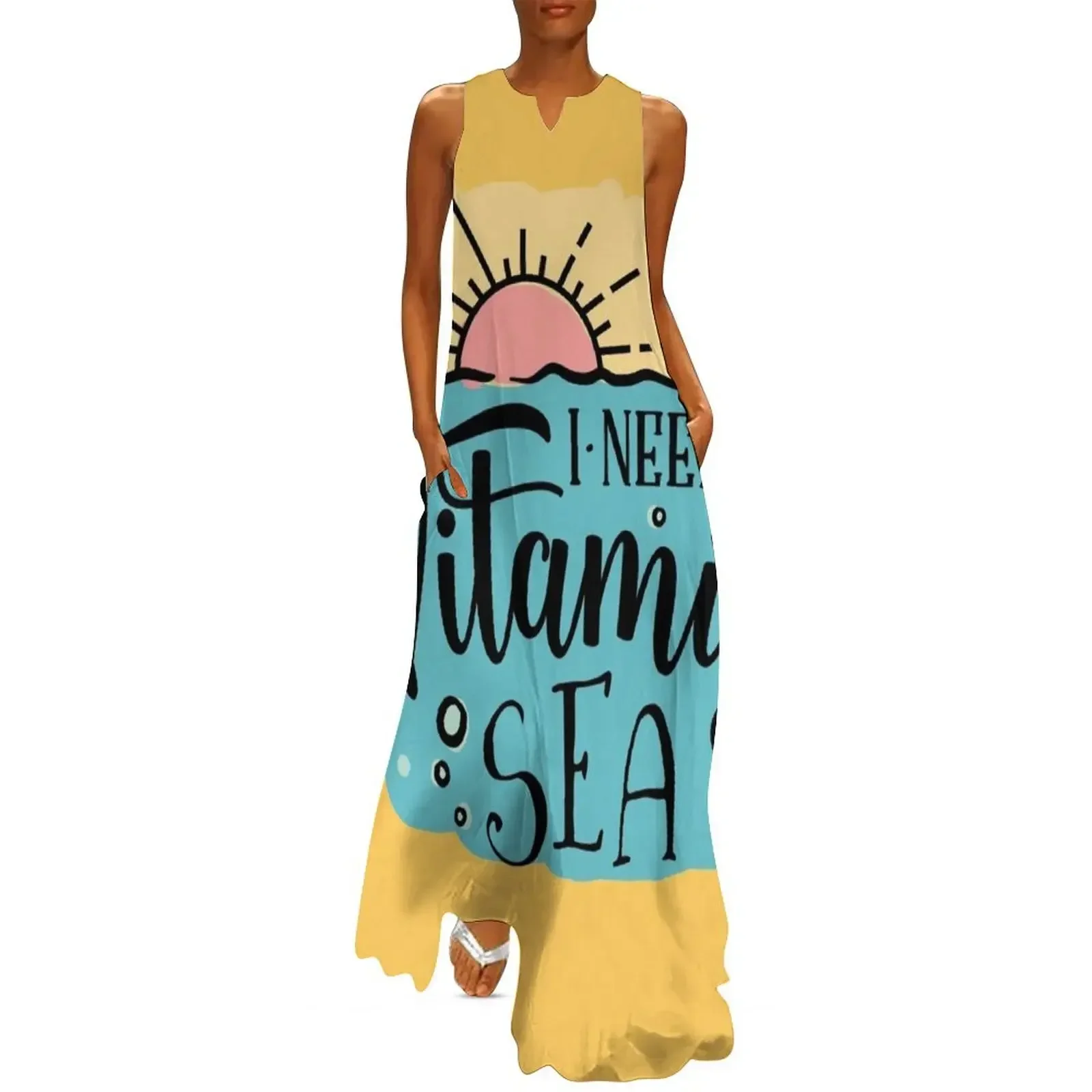 I Need Vitamin Sea Long Dress dresses women summer 2025 chic and elegant evening dress Woman clothing dress for woman
I Need Vitamin Sea Long Dress dresses women summer 2025 chic and elegant evening dress Woman clothing dress for woman