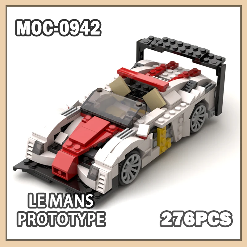 MOC-0942 Скорость чемпионов Le Mans прототип крутой строительный блок спортивный автомобиль ретро игрушки для взрослых DIY миниатюрные креативные подарки 276 шт. 
MOC-0942 Скорость чемпионов Le Mans прототип крутой строительный блок спортивный автомобиль ретро игрушки для взрослых DIY миниатюрные креативные подарки 276 шт.