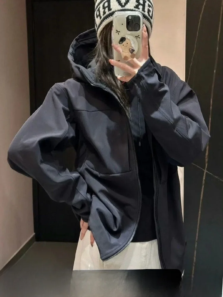 Outdoor Windproof Fce Lined 3D Tailored Hooded Jaet Couple Sle Autumn Winter Polyester Fiber Stand Fit Zipper Closure
Outdoor Windproof Fce Lined 3D Tailored Hooded Jaet Couple Sle Autumn Winter Polyester Fiber Stand Fit Zipper Closure