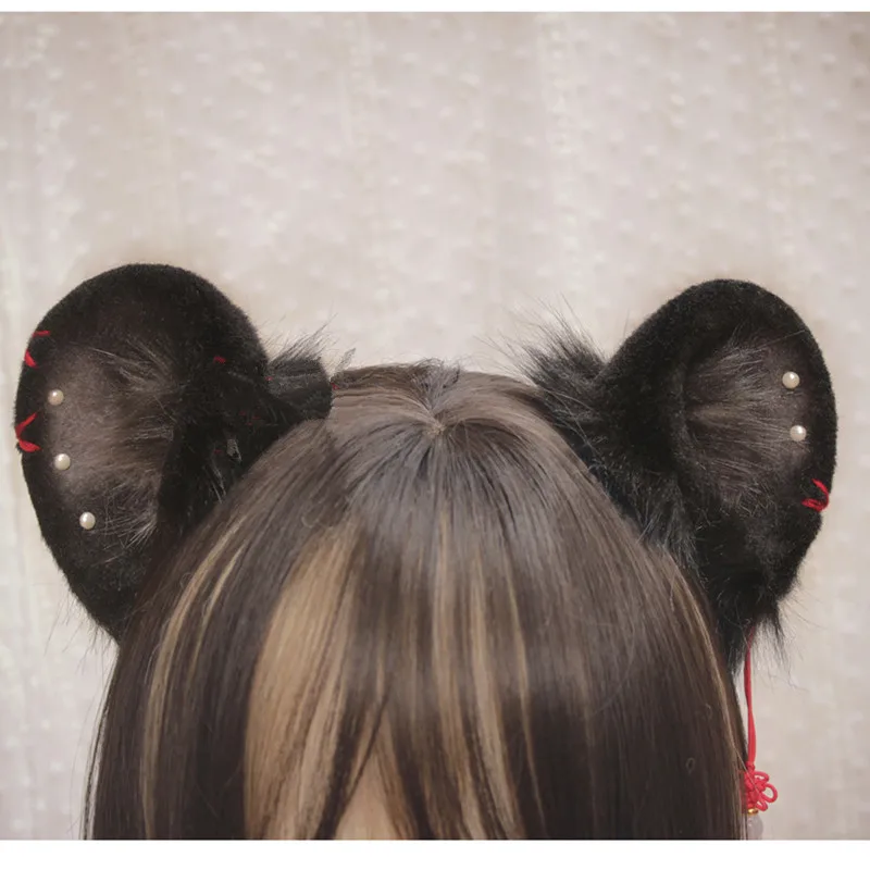 Hand Made Work Ailuropoda Melanoleuca Bear Ears Hairhoop Headwear Headband For Game Party Christmas
Hand Made Work Ailuropoda Melanoleuca Bear Ears Hairhoop Headwear Headband For Game Party Christmas