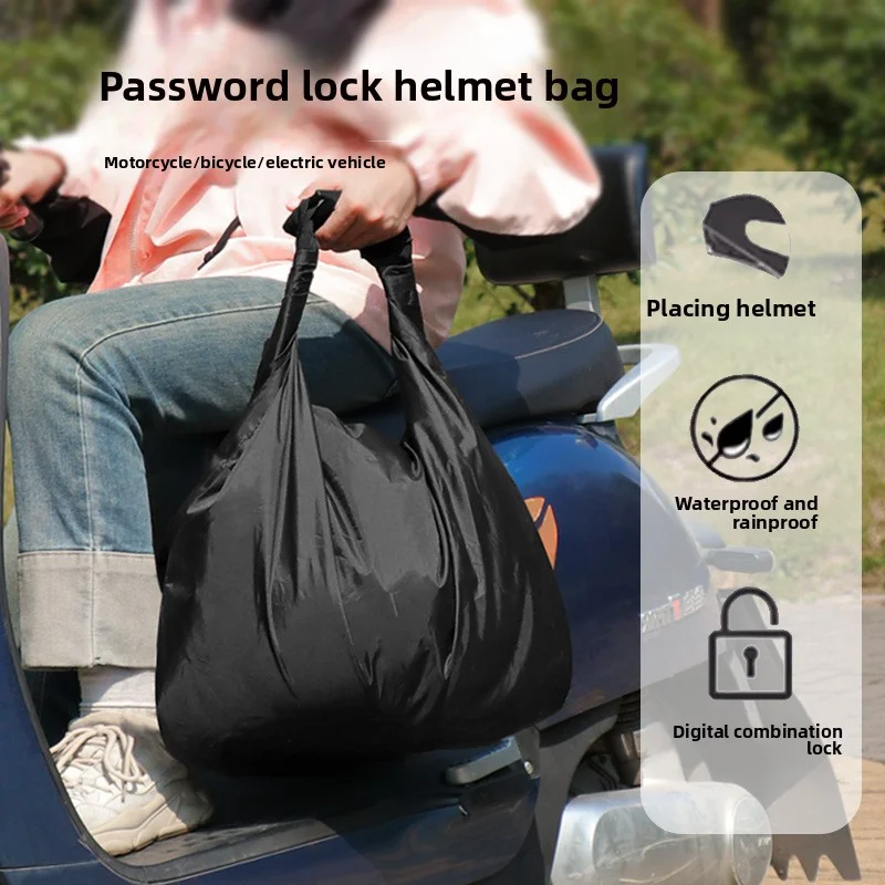 Essential for Outdoor Riding! Anti-theft Combination Lock Motorcycle Helmet Bag Waterproof and Large-capacity Storage Bag
Essential for Outdoor Riding! Anti-theft Combination Lock Motorcycle Helmet Bag Waterproof and Large-capacity Storage Bag