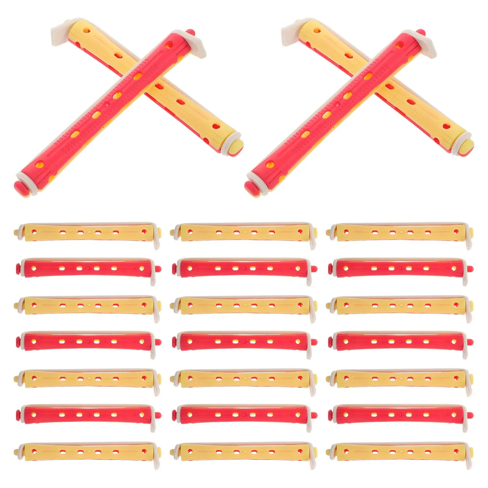 24 Pcs Curling Tool Hair Curler Rods Heatless Curls Plastic Rollers Perm Waves Hollow Design Long Short Hair Styling
24 Pcs Curling Tool Hair Curler Rods Heatless Curls Plastic Rollers Perm Waves Hollow Design Long Short Hair Styling