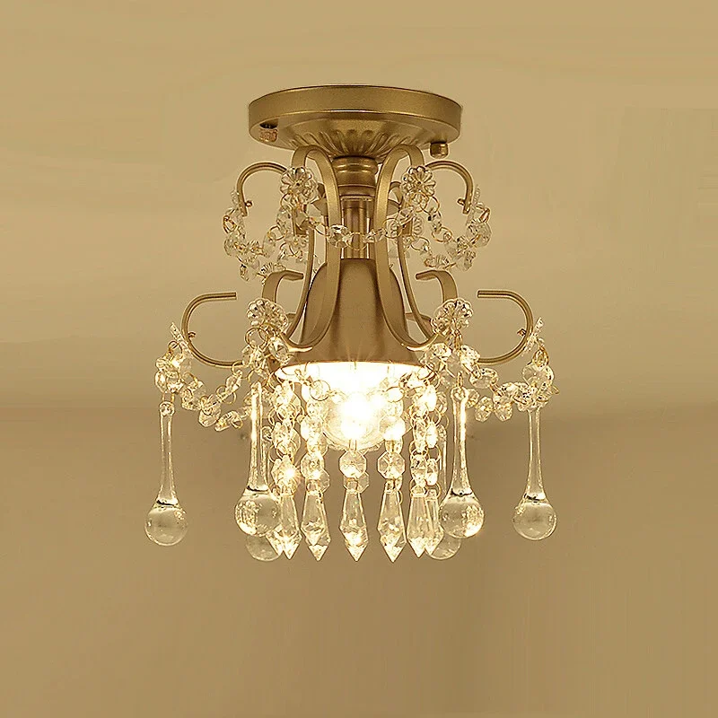 Ceiling Lamp Golden Hotel Villa Corridor Clear Crystal Lamp Vintage Clothing Room Home Decoration Lighting Ceiling Light
Ceiling Lamp Golden Hotel Villa Corridor Clear Crystal Lamp Vintage Clothing Room Home Decoration Lighting Ceiling Light
