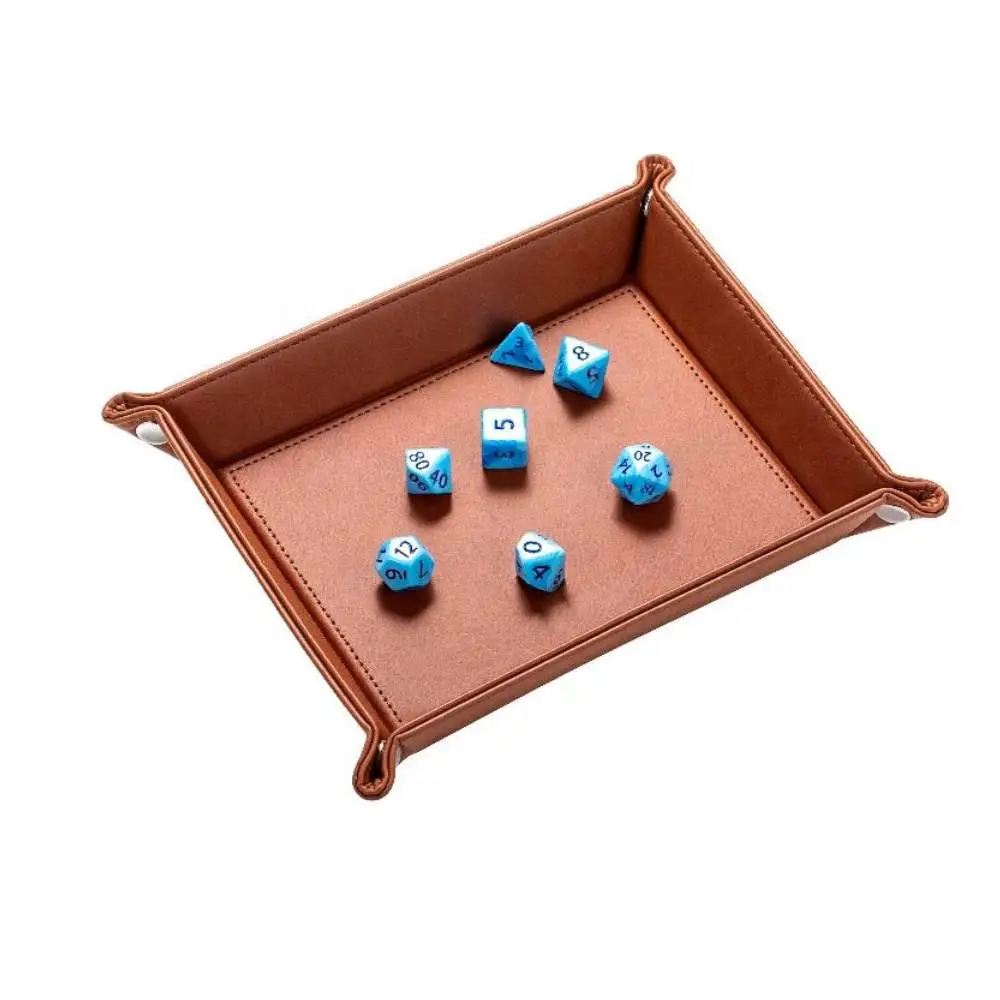 Поднос для игральных костей из искусственной кожи, коробка для хранения акриловых, полимерных, металлических кубиков, ключей, цепочек, для ролевых игр (RPG), D&D
Поднос для игральных костей из искусственной кожи, коробка для хранения акриловых, полимерных, металлических кубиков, ключей, цепочек, для ролевых игр (RPG), D&D