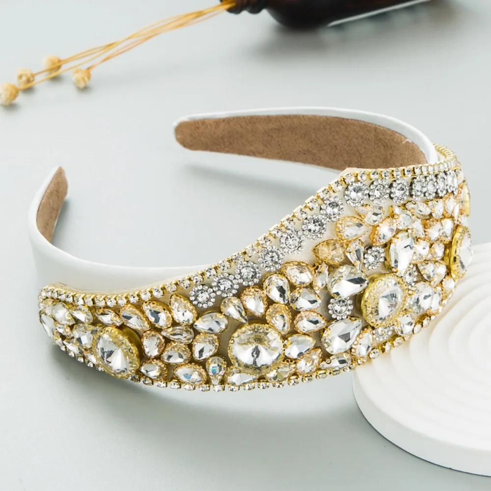 Retro Colorful Rhinestone Headbands Full Diamond Super Flash Hair Band Hoop Women Party Headwear Hair Accessories
Retro Colorful Rhinestone Headbands Full Diamond Super Flash Hair Band Hoop Women Party Headwear Hair Accessories