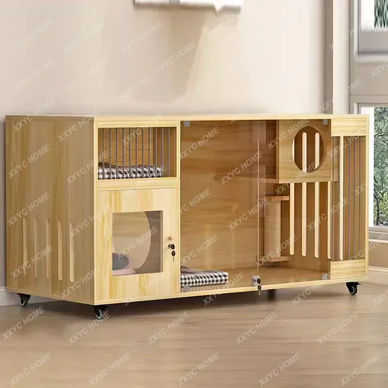 Nest Cat Villa Semi-Enclosed Single Layer Cage Oversized Indoor Cat Home Solid Wood Cat Cabinet
Nest Cat Villa Semi-Enclosed Single Layer Cage Oversized Indoor Cat Home Solid Wood Cat Cabinet