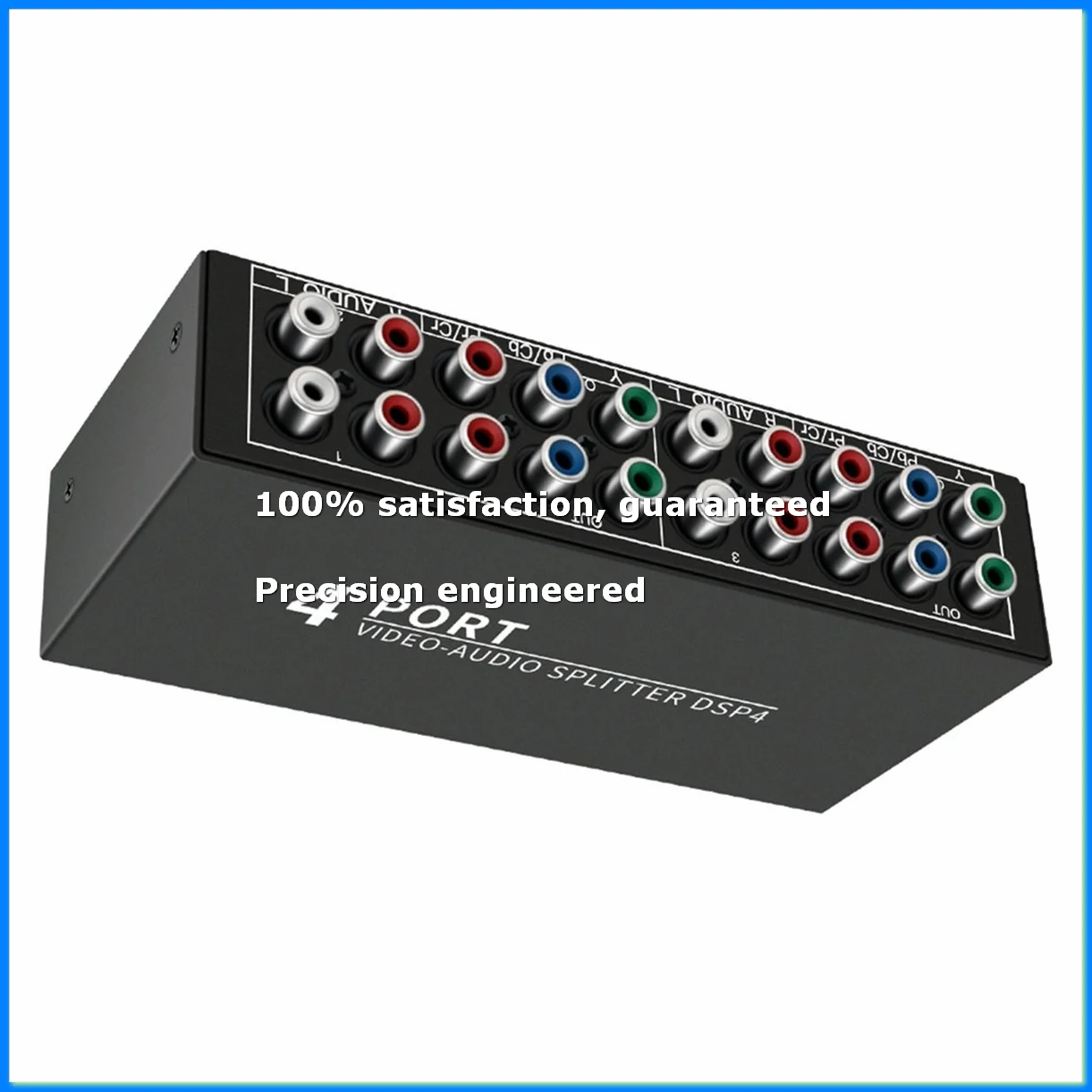 AV Component Video Audio Splitter 1 in 4 Out, 4-Way /YPbPr Component Video L/R Audio AV Splitter for DVD HDTV EU Plug-ELEC
AV Component Video Audio Splitter 1 in 4 Out, 4-Way /YPbPr Component Video L/R Audio AV Splitter for DVD HDTV EU Plug-ELEC