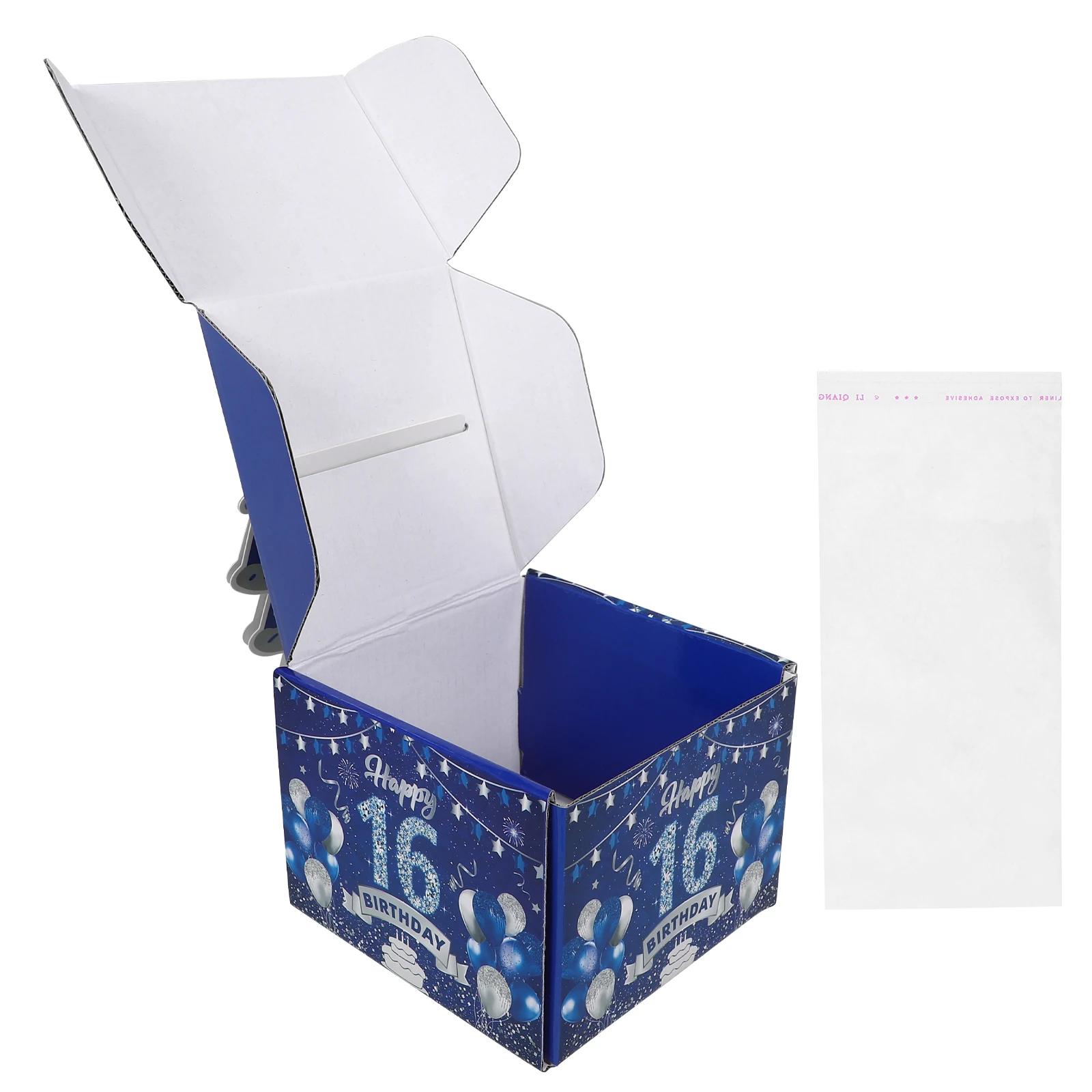 Birthday Gift Box Cake Pull Out Kit 16 Years Silver PVC Tray Props Party Supplies Cake Decoration
Birthday Gift Box Cake Pull Out Kit 16 Years Silver PVC Tray Props Party Supplies Cake Decoration