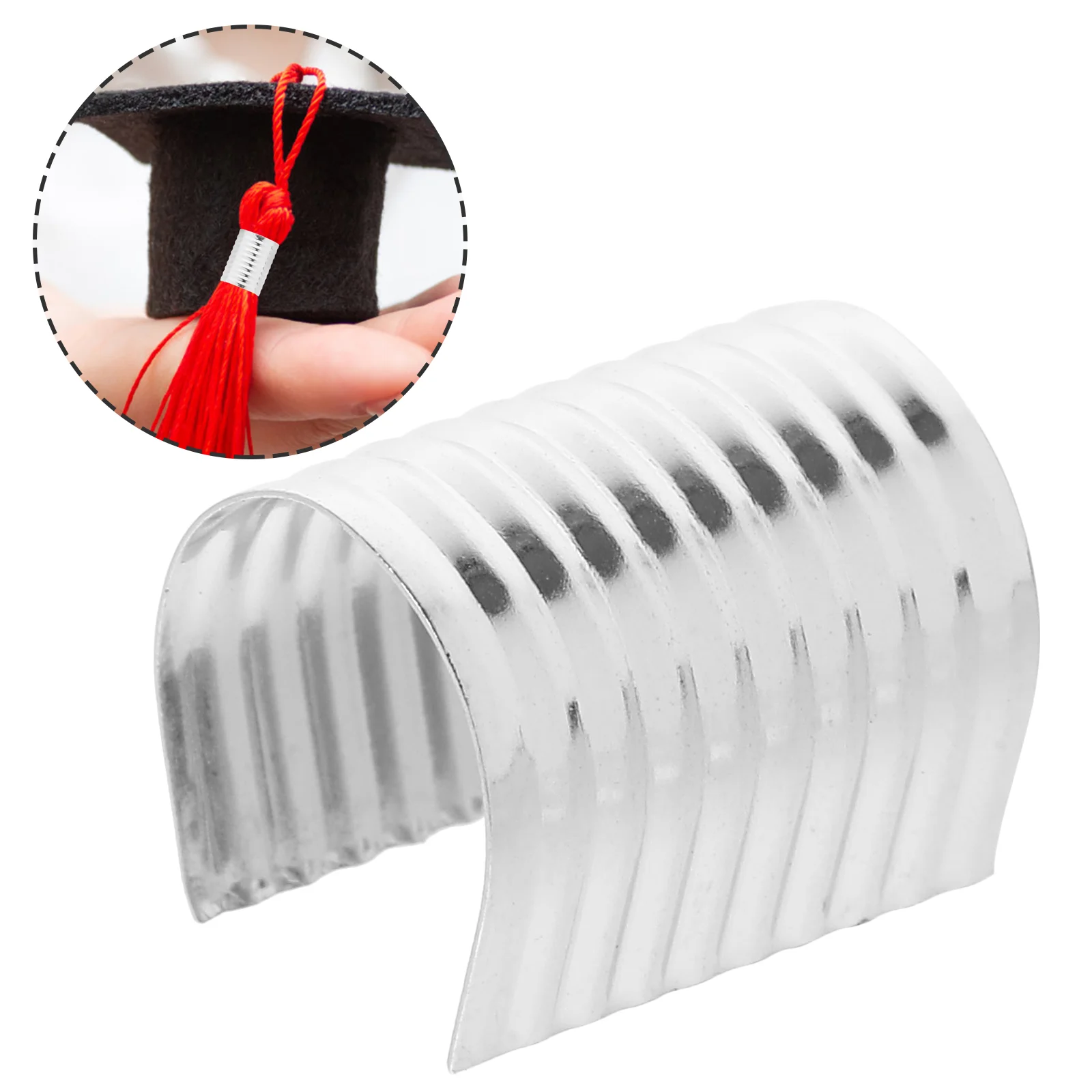 100 Pcs Rope Clip Buckle Bag Wallet Crimps for Jewelry Making Fastener Metal Clips DIY Tassel Supply
100 Pcs Rope Clip Buckle Bag Wallet Crimps for Jewelry Making Fastener Metal Clips DIY Tassel Supply
