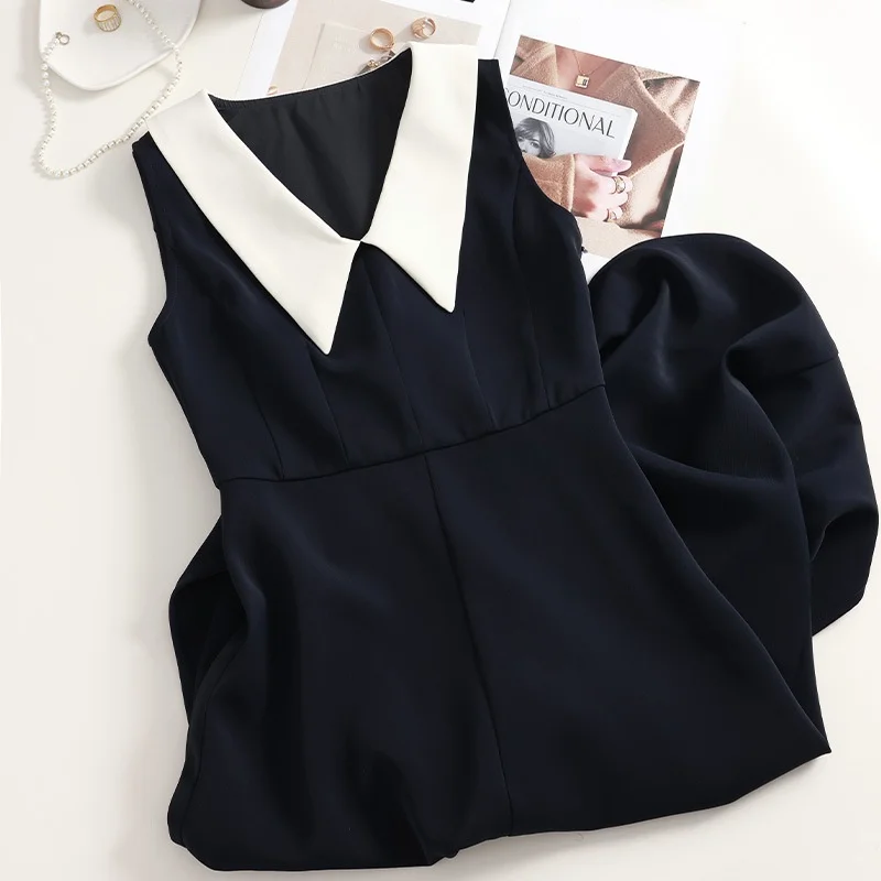 Elegant V-neck Sleeveless Long Dress Women's Slimming Waist Design Summer Fashion Dress High Waist A-line Skirt Cotton 100%
Elegant V-neck Sleeveless Long Dress Women's Slimming Waist Design Summer Fashion Dress High Waist A-line Skirt Cotton 100%