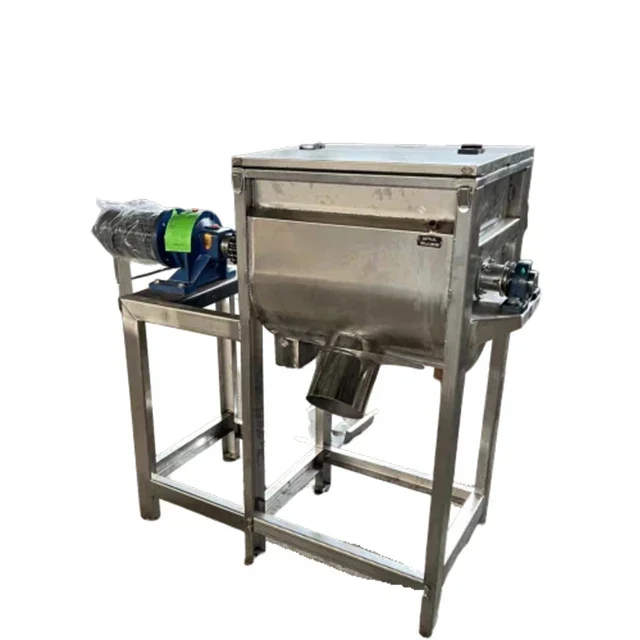 good quality Manufacturer Horizontal agitator powder mixer food grade heating 200L
good quality Manufacturer Horizontal agitator powder mixer food grade heating 200L