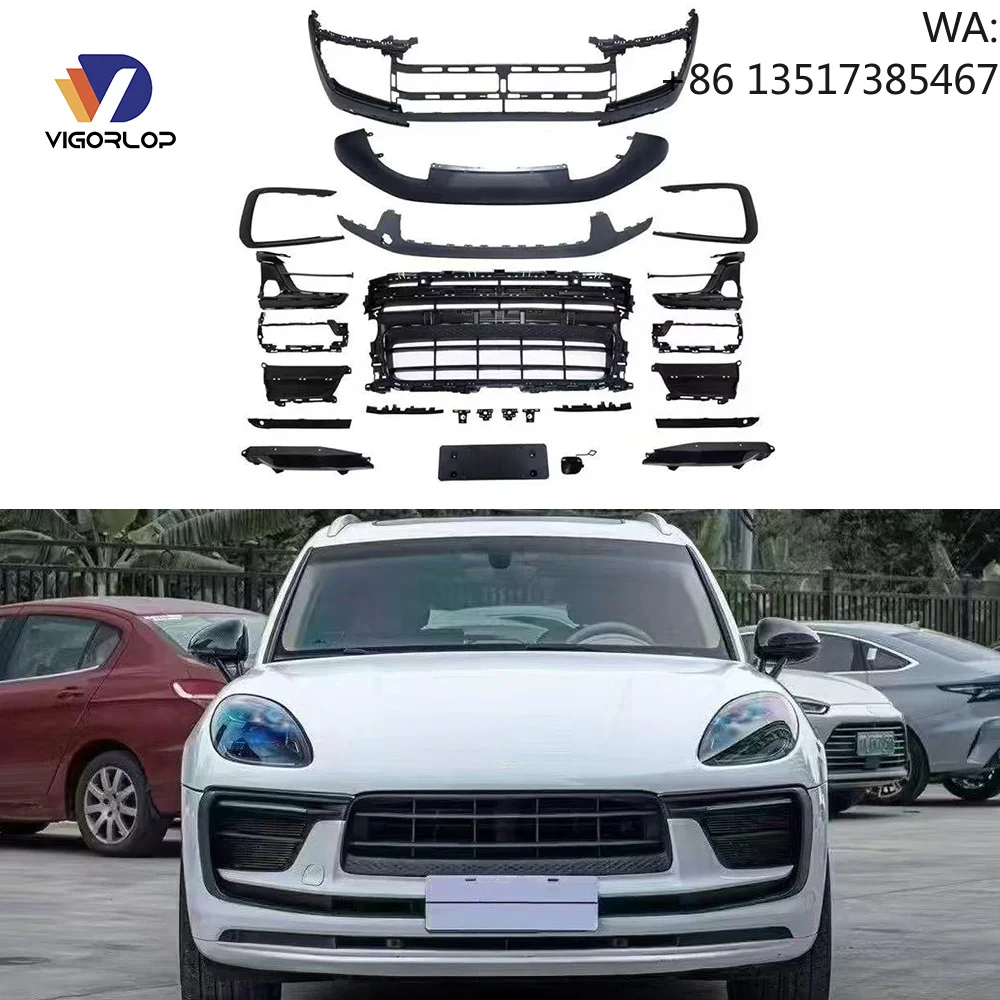 Upgrade Body Kit Upper Cover Front Bumper for Car for porsche Macan 2014-2022 Changed to Front Bumper 2023
Upgrade Body Kit Upper Cover Front Bumper for Car for porsche Macan 2014-2022 Changed to Front Bumper 2023