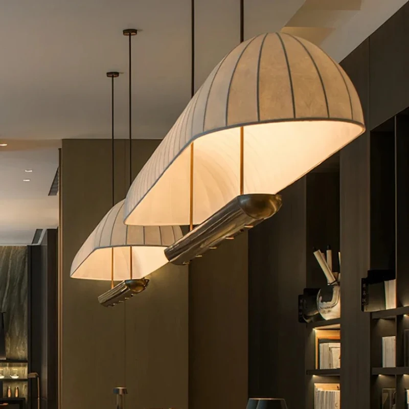 2026 for Japanese Style Restaurant Chandelier Hotel Dining Retro Bar Counter Tea Room Fabric Pendant Light for Dining Table
2026 for Japanese Style Restaurant Chandelier Hotel Dining Retro Bar Counter Tea Room Fabric Pendant Light for Dining Table