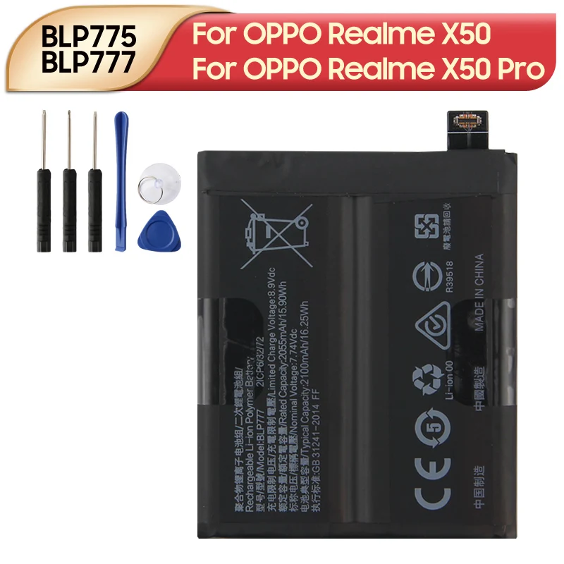 2024 годы BLP775 BLP777 аккумулятор для телефона для OPPO Realme X50 OPPO Realme X50 Pro X50Pro OPPO Realme X3
2024 годы BLP775 BLP777 аккумулятор для телефона для OPPO Realme X50 OPPO Realme X50 Pro X50Pro OPPO Realme X3