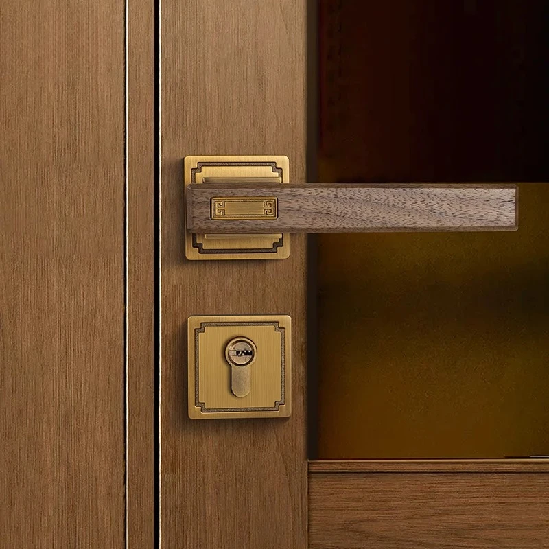 Antique Peachwood Grain Door Lock Set Bedroom Silent Lever Handle Brass Privacy Latch Interior Hardware for Wood Doors Entryway
Antique Peachwood Grain Door Lock Set Bedroom Silent Lever Handle Brass Privacy Latch Interior Hardware for Wood Doors Entryway