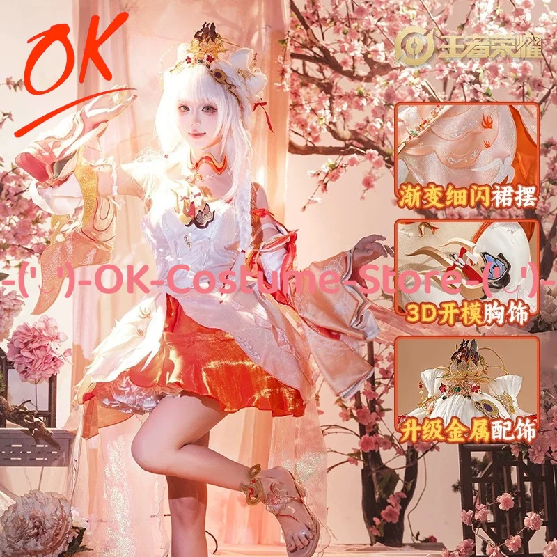 Honor of Kings Xi Shi Cosplay Costume Continued Longing Skin Valentine Limited Outfit Halloween Carnival Party Uniform Suit
Honor of Kings Xi Shi Cosplay Costume Continued Longing Skin Valentine Limited Outfit Halloween Carnival Party Uniform Suit
