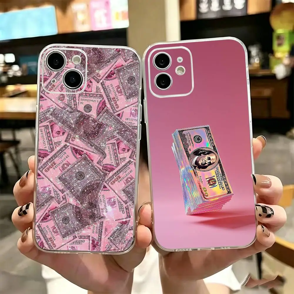 P-Pink D-Dollars Phone Case For iPhone17, 16,15,14,13,12,11 Pro,Max,Plus,X,XS,XR,SE4Transparent Flexible Cover
P-Pink D-Dollars Phone Case For iPhone17, 16,15,14,13,12,11 Pro,Max,Plus,X,XS,XR,SE4Transparent Flexible Cover