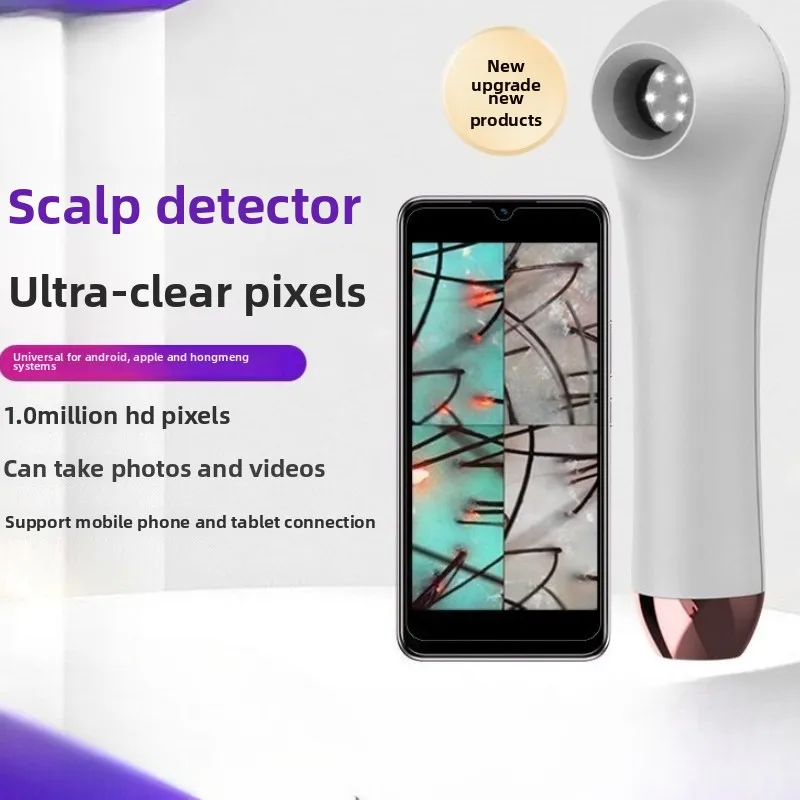 High definition scalp detection instrument, intelligent analysis of hair follicles, hair detector analyzer
High definition scalp detection instrument, intelligent analysis of hair follicles, hair detector analyzer