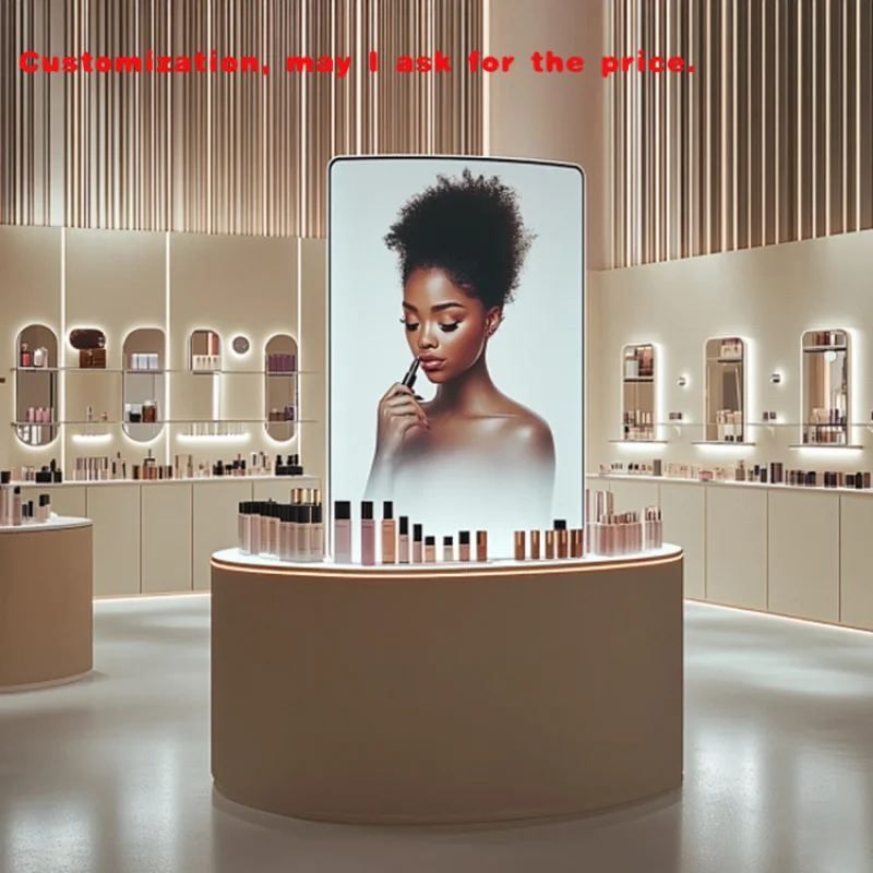 На заказ.Роскошная современная индивидуальная витрина для косметики по уходу за кожей, полки для магазина красоты, дизайн мебели, косметический дисплей Sta
На заказ.Роскошная современная индивидуальная витрина для косметики по уходу за кожей, полки для магазина красоты, дизайн мебели, косметический дисплей Sta