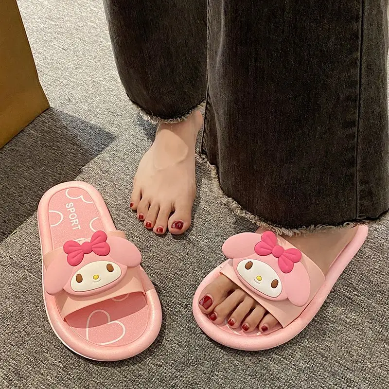 Kuromi My Melody Cinnamoroll Slippers Anime Cartoon Kawaii Cute Summer Outdoor Sandals Casual Breathable Shoes Home Slipper Gift
Kuromi My Melody Cinnamoroll Slippers Anime Cartoon Kawaii Cute Summer Outdoor Sandals Casual Breathable Shoes Home Slipper Gift