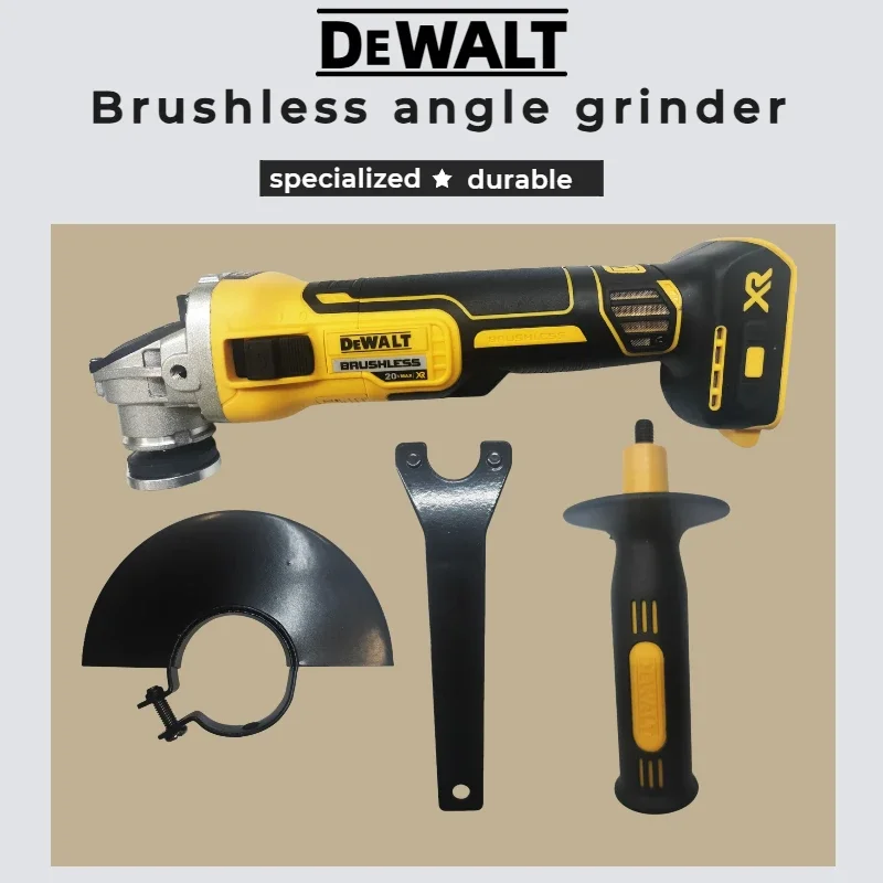 DEWALT DCG405N 20V Brushless Cordless Angle Grinder Cutting Machine Rechargeable Portable Polisher Power Tools (Bare Tool)
DEWALT DCG405N 20V Brushless Cordless Angle Grinder Cutting Machine Rechargeable Portable Polisher Power Tools (Bare Tool)