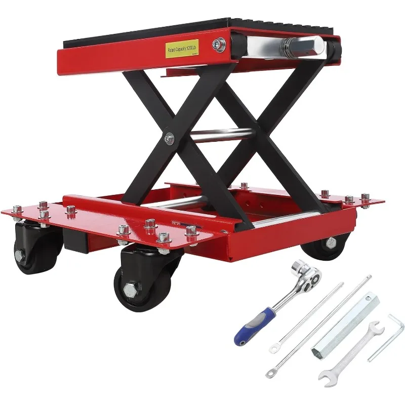FairOnly 1200lbs Motorcycle Jack with Dolly, Motorcycle Scissor Lift Jack Hoist Stand for Dirt Bike ATV Cruiser Bikes with Wide
FairOnly 1200lbs Motorcycle Jack with Dolly, Motorcycle Scissor Lift Jack Hoist Stand for Dirt Bike ATV Cruiser Bikes with Wide