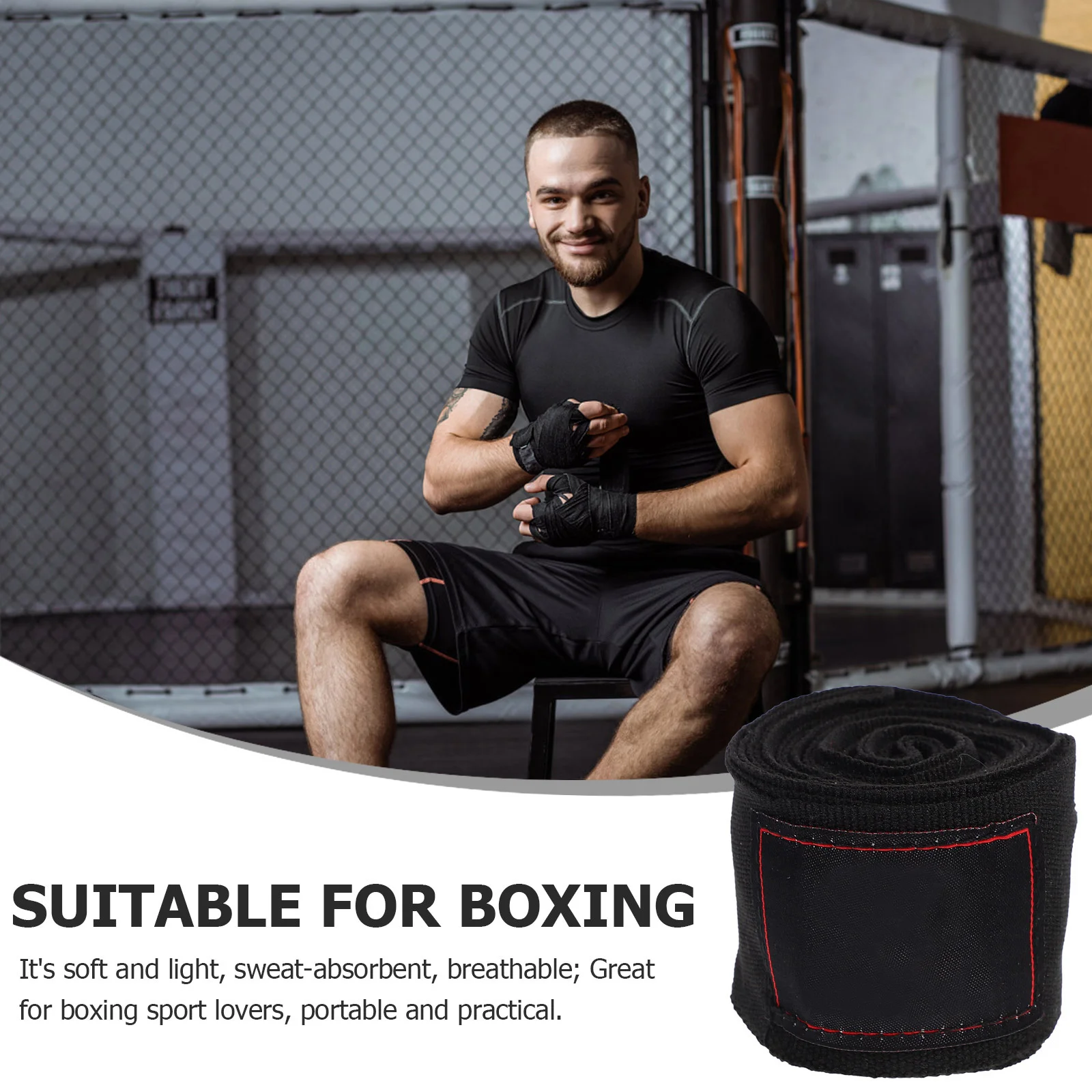 2 Rolls Breathable Boxing Hand Guard Strap Elastic Hand Wrap Sweat-Absorbent Fitness Sports Wrist Support Breathable Boxing
2 Rolls Breathable Boxing Hand Guard Strap Elastic Hand Wrap Sweat-Absorbent Fitness Sports Wrist Support Breathable Boxing