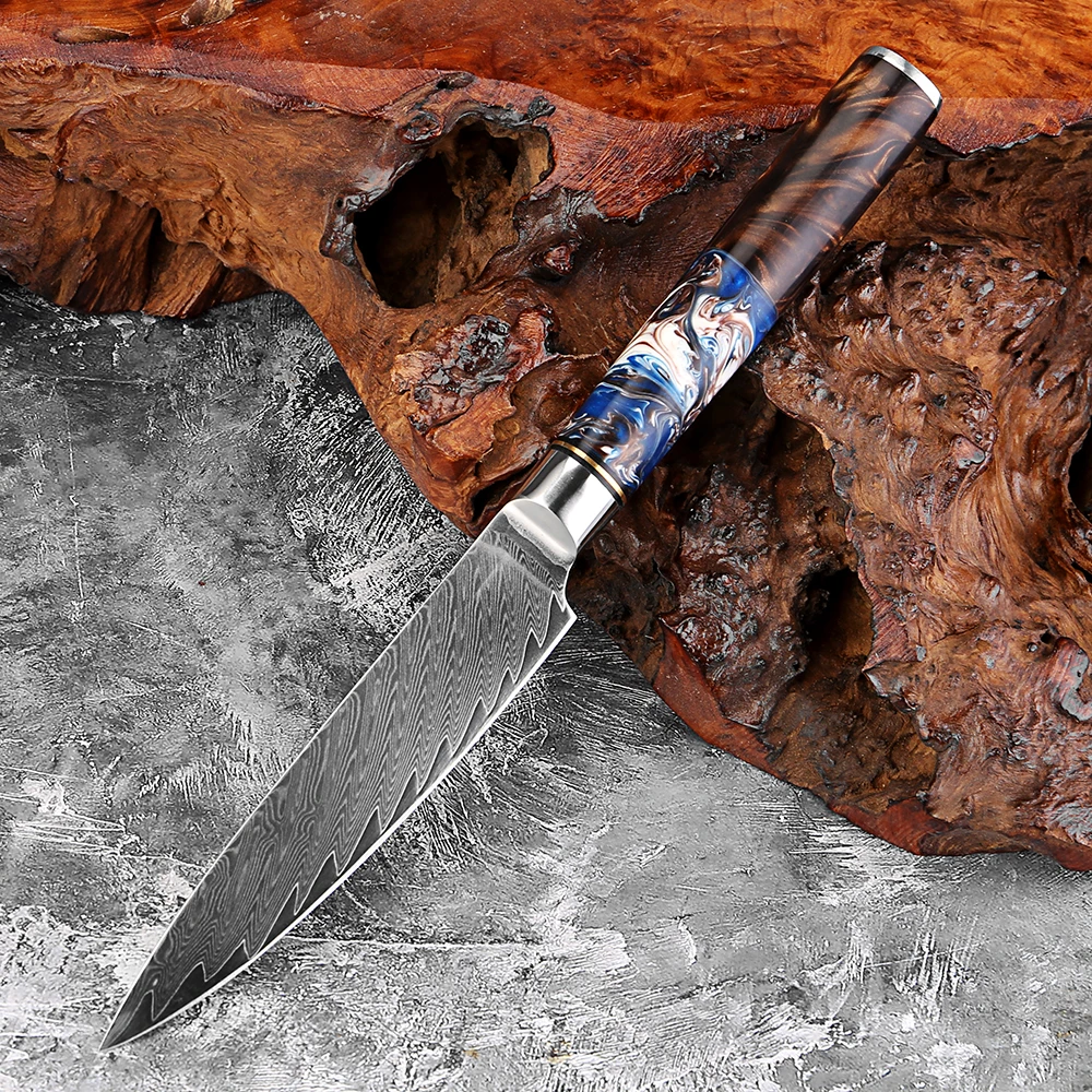 XITUO Utility Knife 5Inch Kitchen Knife,Ultra Sharp Damascus Stainless Steel Small Chef Knife,Kitchen Utility Knife Resin Handle
XITUO Utility Knife 5Inch Kitchen Knife,Ultra Sharp Damascus Stainless Steel Small Chef Knife,Kitchen Utility Knife Resin Handle