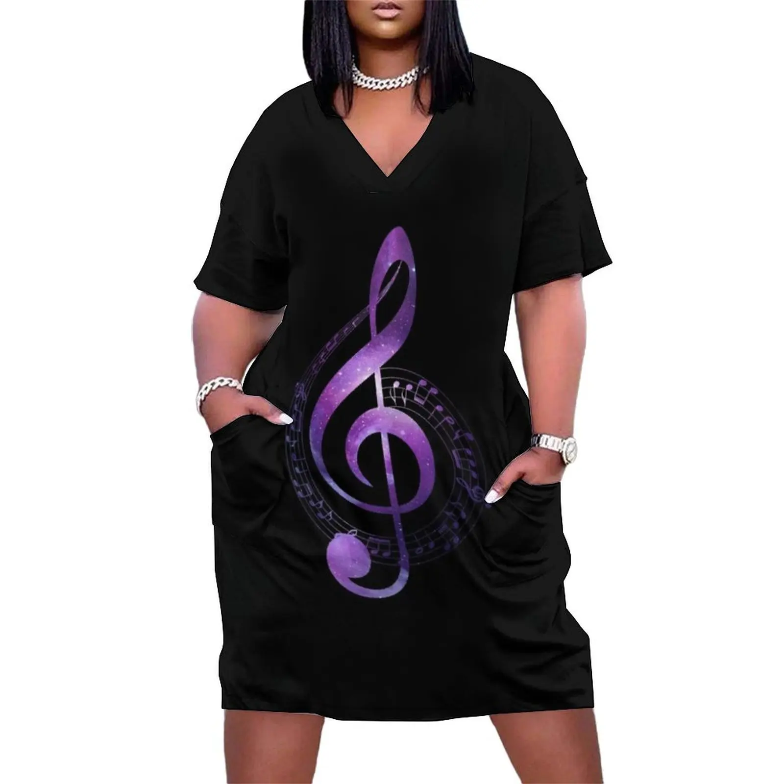 Galaxy Music Treble Clef Loose Pocket Dress elegant dress long dress women summer for girls
Galaxy Music Treble Clef Loose Pocket Dress elegant dress long dress women summer for girls