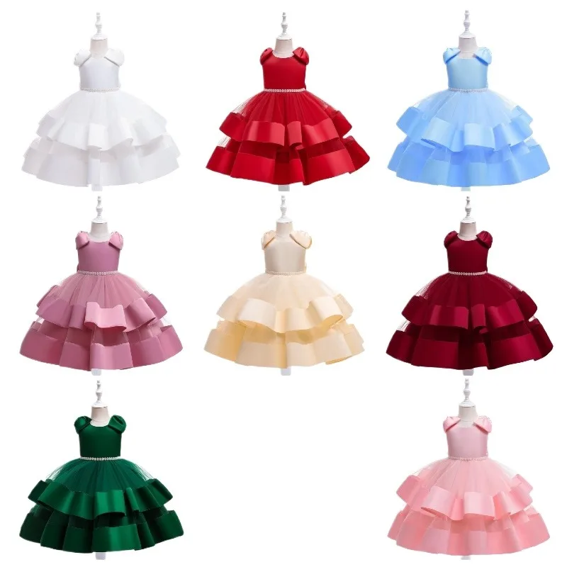 Girl's Sleeveless Princess Dress Bow Piano Performance Fluffy Veil Birthday Dress 2025 Summer European and American New Style
Girl's Sleeveless Princess Dress Bow Piano Performance Fluffy Veil Birthday Dress 2025 Summer European and American New Style