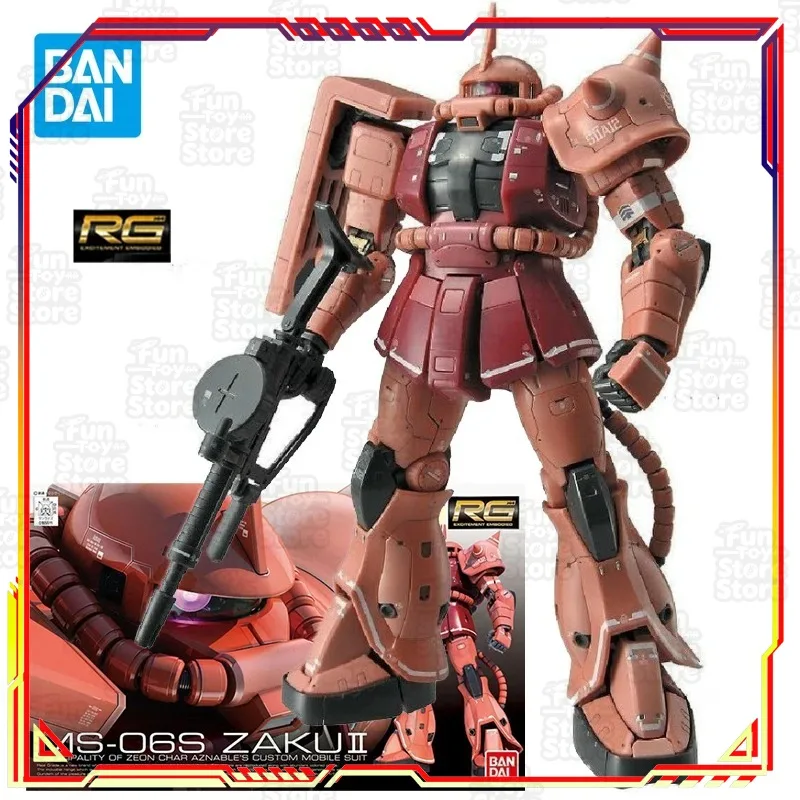 Bandai Gundam MS-06S Zaku II Action Figure Principality of Zeon Char Aznable Custom Mobile Suit Model Kit Toy Official
Bandai Gundam MS-06S Zaku II Action Figure Principality of Zeon Char Aznable Custom Mobile Suit Model Kit Toy Official