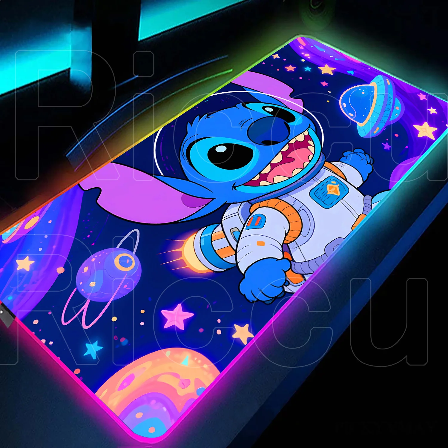 Computer Gaming Extended Mousepad RGB Washable Stitch Backlit Desk Carpet Cute Anime Colorful PC Keyboard Mat Office Cabinet Rug
Computer Gaming Extended Mousepad RGB Washable Stitch Backlit Desk Carpet Cute Anime Colorful PC Keyboard Mat Office Cabinet Rug