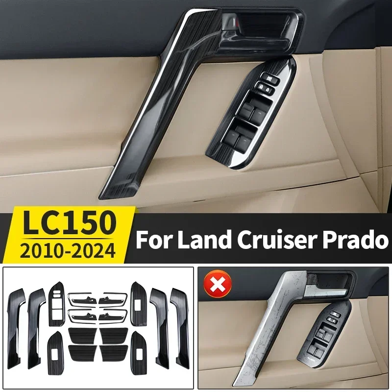 For Toyota Land Cruiser Prado 150 2010-2024 2023 2022 Car Door Handle Decorative Glass Switch Button LC150 Interior Accessories
For Toyota Land Cruiser Prado 150 2010-2024 2023 2022 Car Door Handle Decorative Glass Switch Button LC150 Interior Accessories