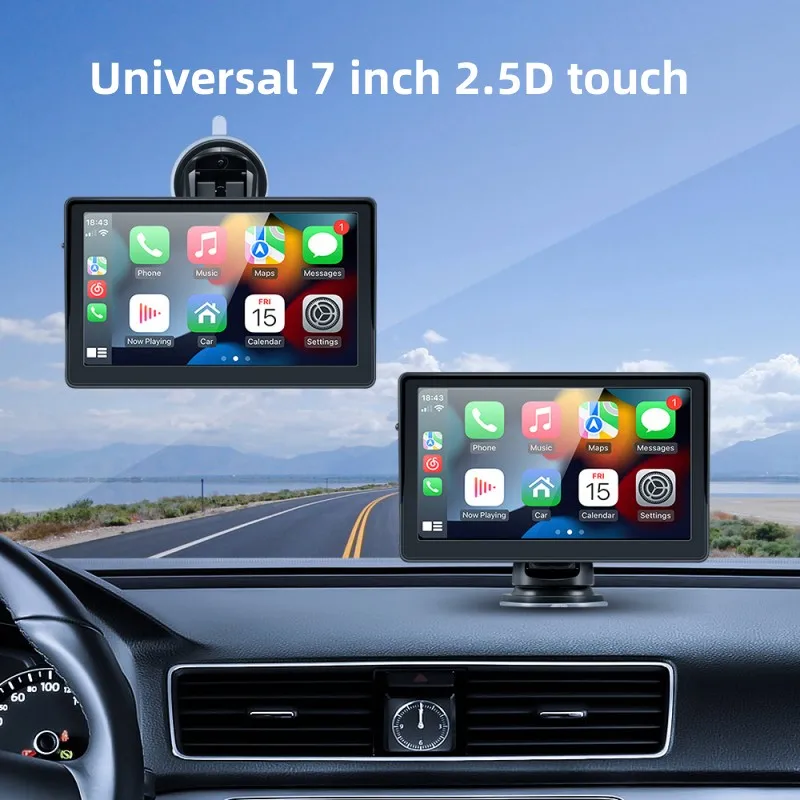 Universal 7inch Car Radio Multimedia Video Player Portable Wireless Apple CarPlay Android Auto Touch Screen For BMW VW KIA
Universal 7inch Car Radio Multimedia Video Player Portable Wireless Apple CarPlay Android Auto Touch Screen For BMW VW KIA