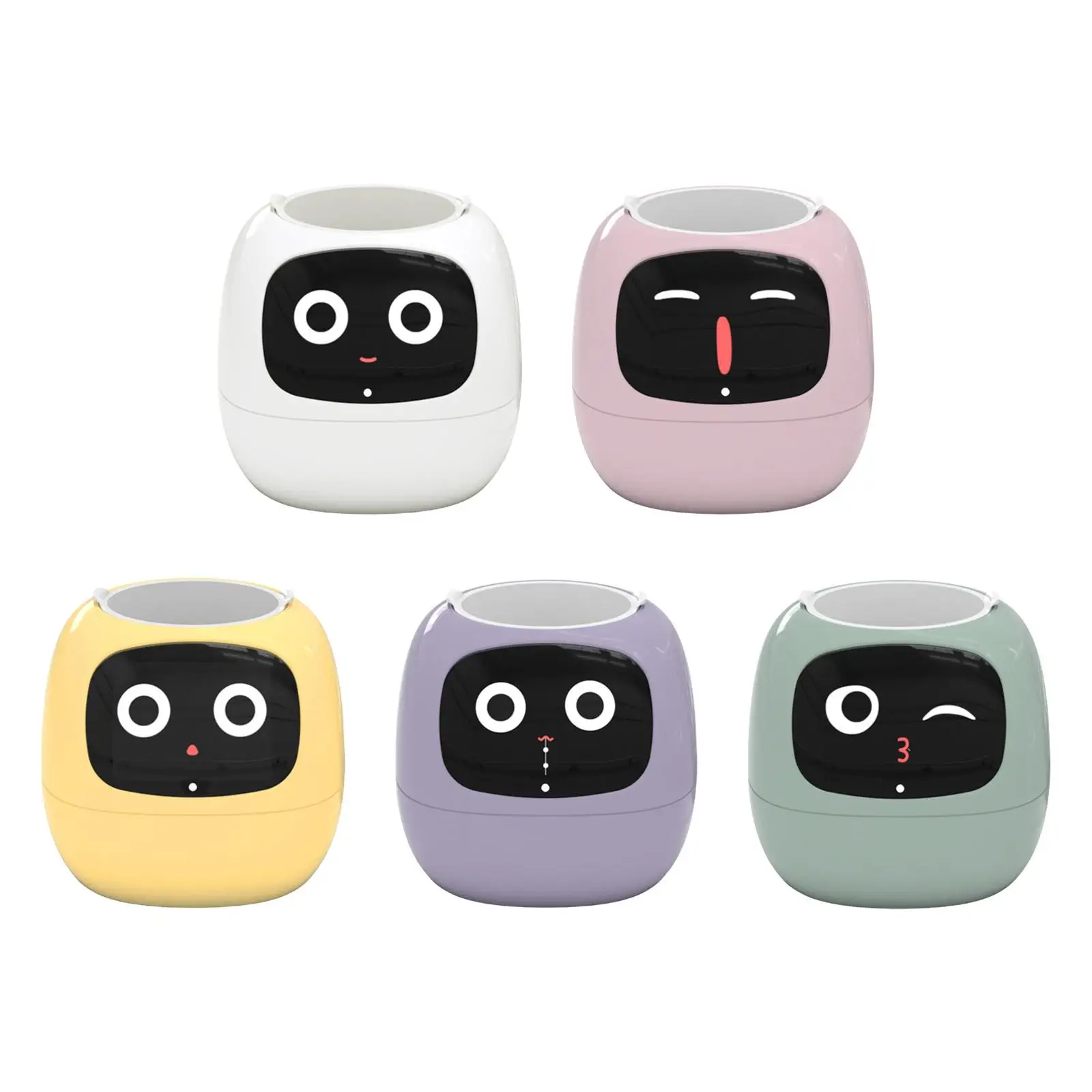 Smart Flowerpot Plant Pot Multiple Expressions Time Weather Display Neat Desk Setup Gift Smart Pet Planter for Home Garden Desk
Smart Flowerpot Plant Pot Multiple Expressions Time Weather Display Neat Desk Setup Gift Smart Pet Planter for Home Garden Desk