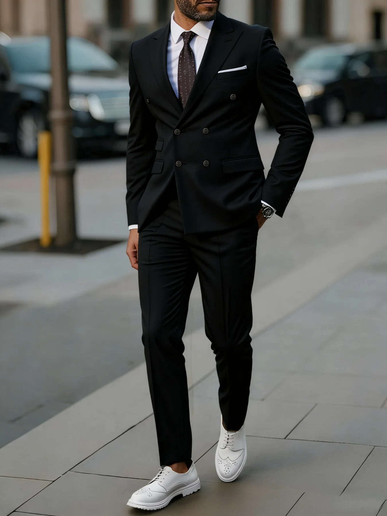 Men's Professional Choice Suit Set Double Breasted Peak Lapel Elegant Office Party Wedding
Men's Professional Choice Suit Set Double Breasted Peak Lapel Elegant Office Party Wedding