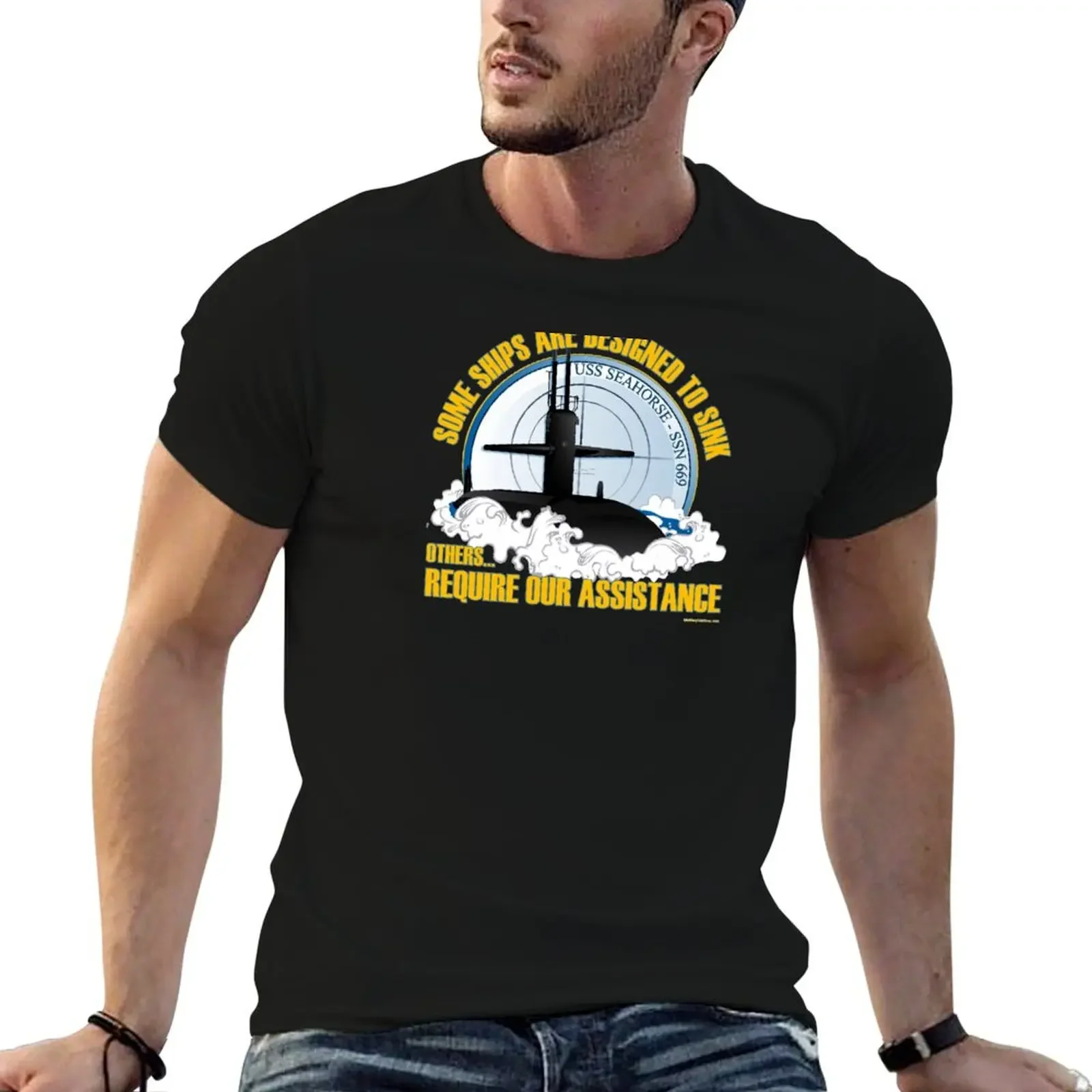 Designed To Sink - USS Seahorse - SSN 669 T-Shirt football t shirt kawaii clothes vintage clothes clothes for men
Designed To Sink - USS Seahorse - SSN 669 T-Shirt football t shirt kawaii clothes vintage clothes clothes for men