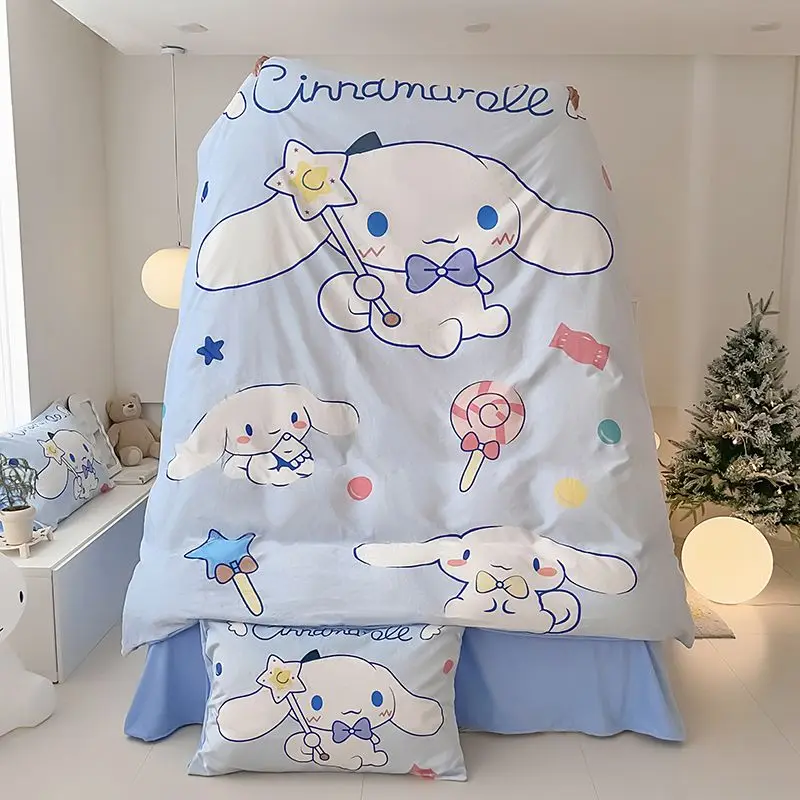 Cinnamoroll Milk Velvet Quilt Cover Sanrio Winter Cartoon Melody Kuromi Double Sided Velvet Single Quilt Cover Bedding Gift
Cinnamoroll Milk Velvet Quilt Cover Sanrio Winter Cartoon Melody Kuromi Double Sided Velvet Single Quilt Cover Bedding Gift