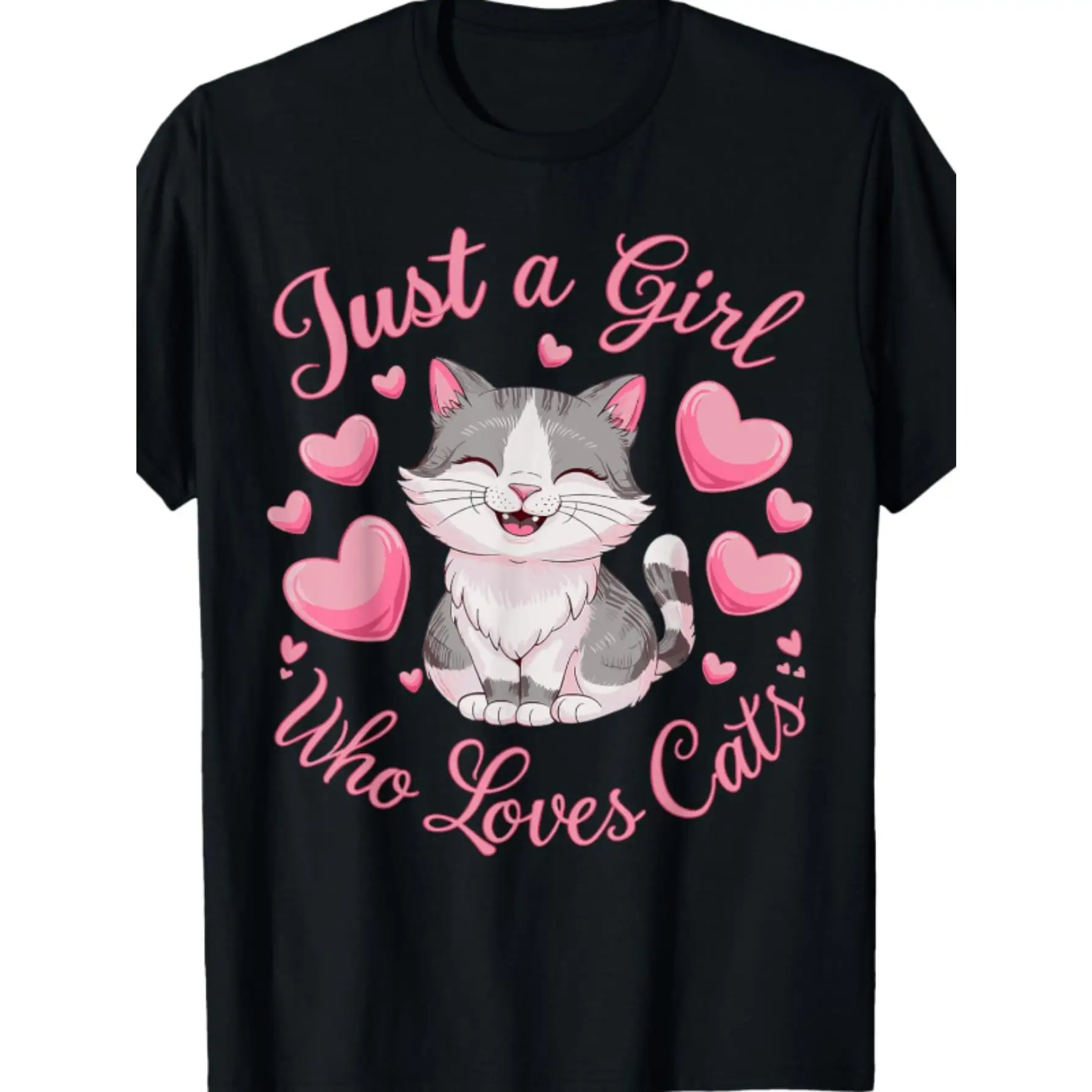"Just a Girl Who Loves Cats T-Shirt Cute Cat Lover Tee Women's Funny Pet Gift Graphic Top"
"Just a Girl Who Loves Cats T-Shirt Cute Cat Lover Tee Women's Funny Pet Gift Graphic Top"