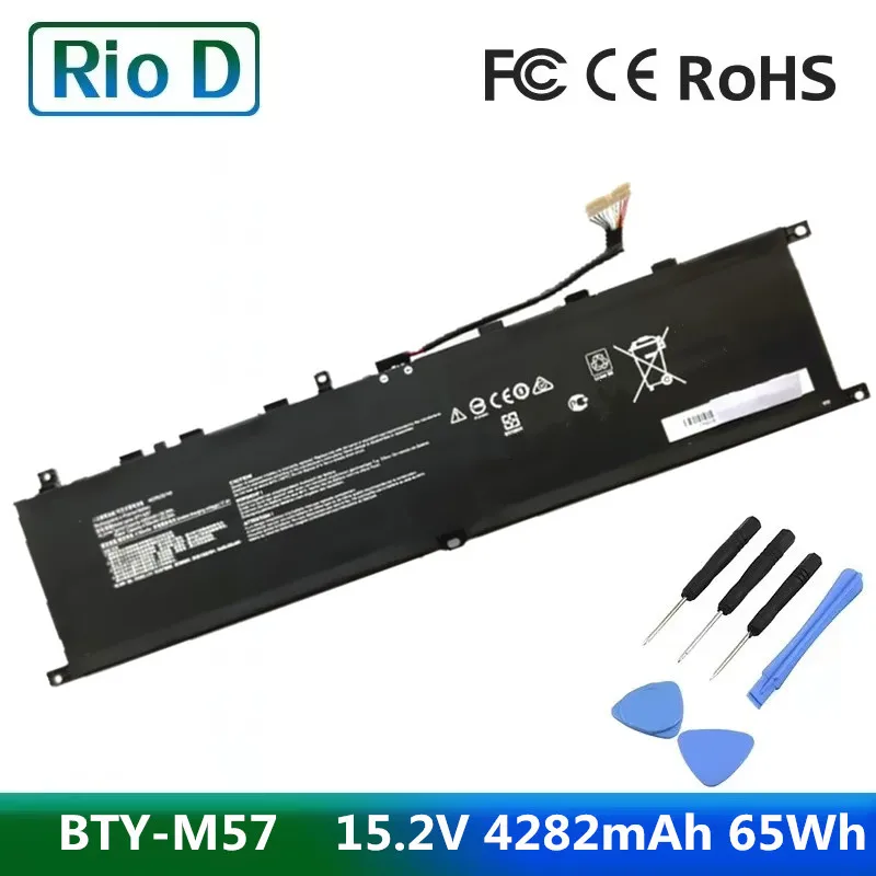 BTY-M57 15,2 V 4282mAh 65Wh Аккумулятор для ноутбука Msi GP66 Leopard 10UG GP76
BTY-M57 15,2 V 4282mAh 65Wh Аккумулятор для ноутбука Msi GP66 Leopard 10UG GP76