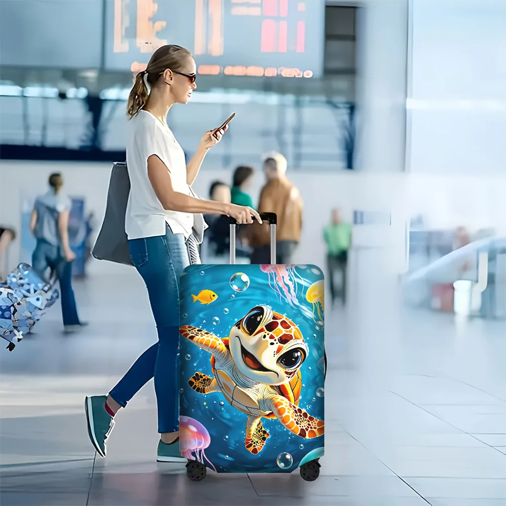 1 PC Turtle Print Luggage Cover for 18 – 32 inch luggage; dust and elastic travel accessories to effectively protect your lug
1 PC Turtle Print Luggage Cover for 18 – 32 inch luggage; dust and elastic travel accessories to effectively protect your lug