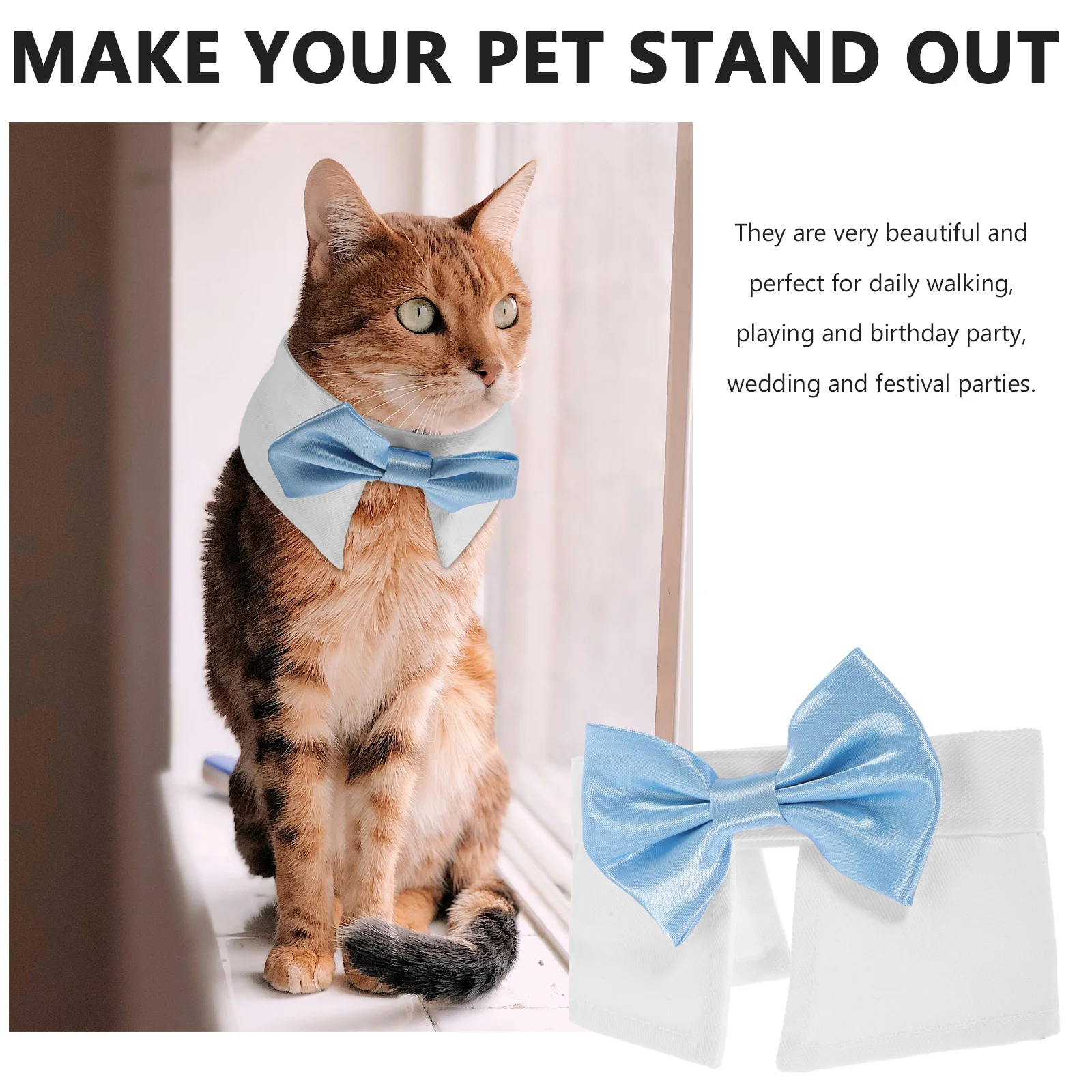 Pet Collar S Size Adjustable Dog Bow Tie Necklace Cute Cat Collar Birthday Gift Puppy Decorative Kitten Supplies Lightweight
Pet Collar S Size Adjustable Dog Bow Tie Necklace Cute Cat Collar Birthday Gift Puppy Decorative Kitten Supplies Lightweight
