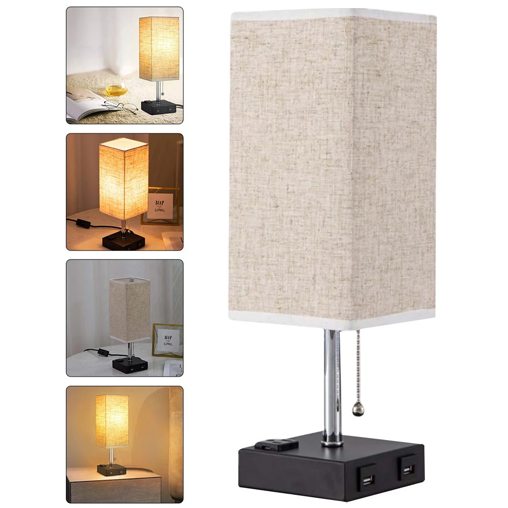 Desk Lamp Table Light Side Usb Bedside Office for Nightstand Bookshelf Lamps Home Lampshade Farmhouse
Desk Lamp Table Light Side Usb Bedside Office for Nightstand Bookshelf Lamps Home Lampshade Farmhouse
