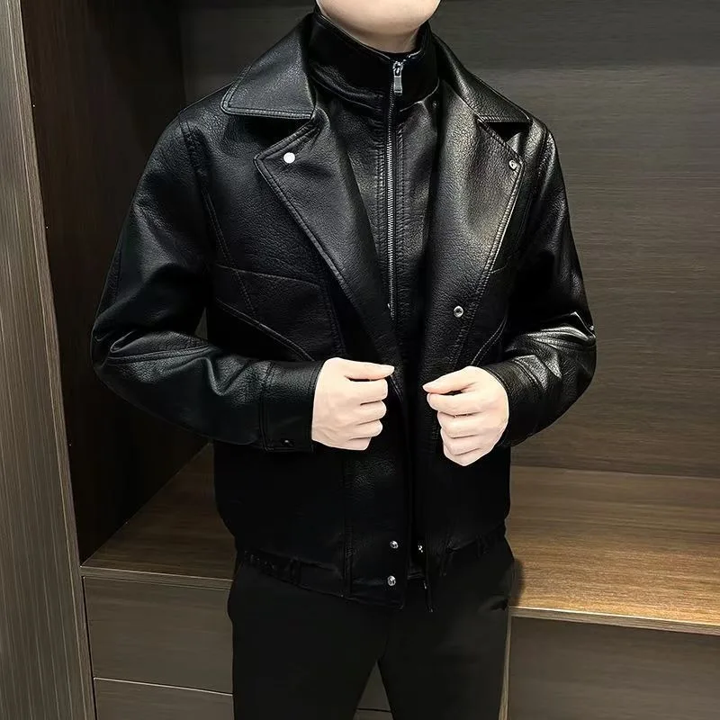 Коллекция осень-зима: две новые мужские кожаные куртки (флис) и высококачественная стильная мотоциклетная куртка из искусственной кожи.
Коллекция осень-зима: две новые мужские кожаные куртки (флис) и высококачественная стильная мотоциклетная куртка из искусственной кожи.