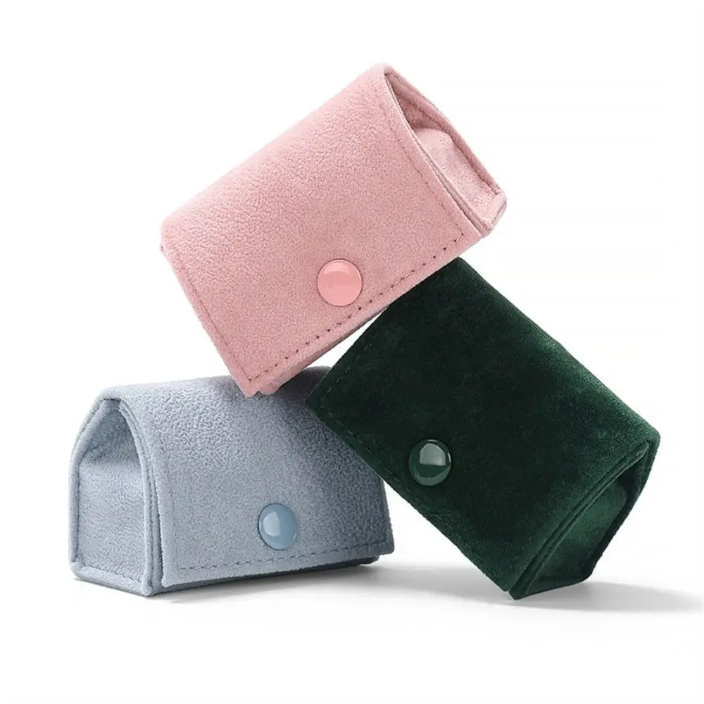 Convenient Velvet Rng Jewelry Box Multi-purpose Multi-functional Jewelry Case Portable Ornament Jewelry Organizer Rings Box